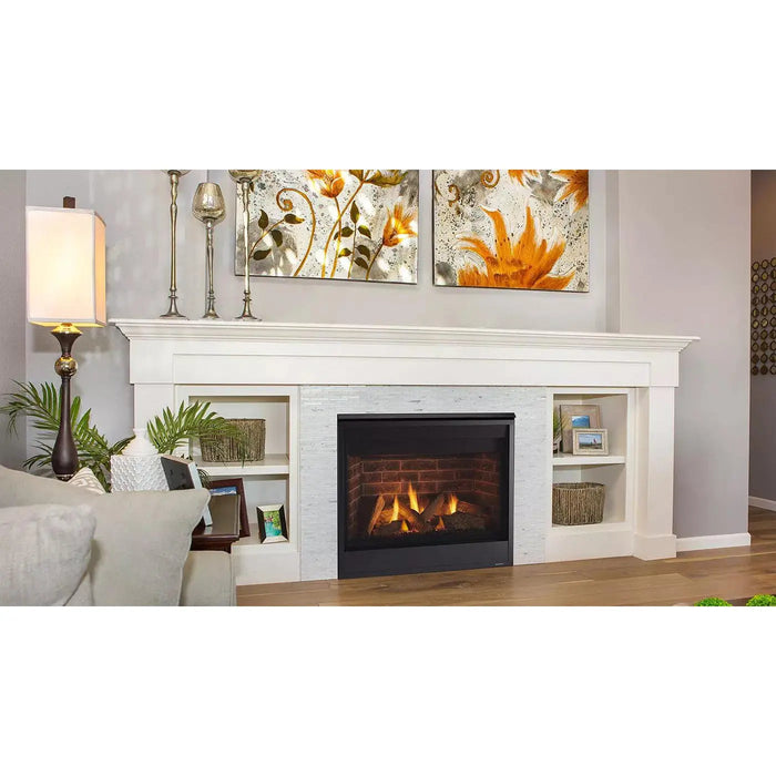 Majestic Quartz 32" Traditional Top/Rear Direct Vent Natural Gas Fireplace With IntelliFire Touch Ignition System Majestic