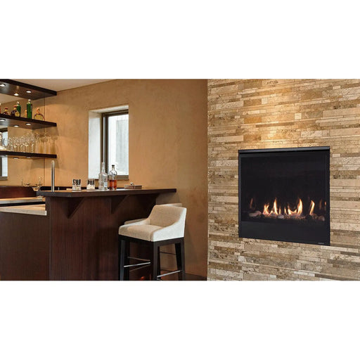 Majestic Quartz 42" Traditional Top/Rear Direct Vent Natural Gas Fireplace With IntelliFire Touch Ignition System Majestic