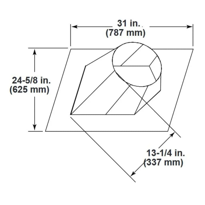 Majestic RF12 7/12 - 12/12 Pitch Roof Flashing Majestic