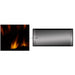 Majestic Reflective Black Ceramic Glass Liner Kit for 72" Echelon II Fireplace Majestic