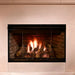 Majestic Reveal Traditional Open Hearth B-Vent Gas Fireplace - installed in a light stone surround