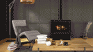 Majestic Ruby 30" Traditional Direct Vent Freestanding Propane Gas Fireplace With Steel Cabinet and IntelliFire Touch Ignition System Majestic Dreamwood Living
