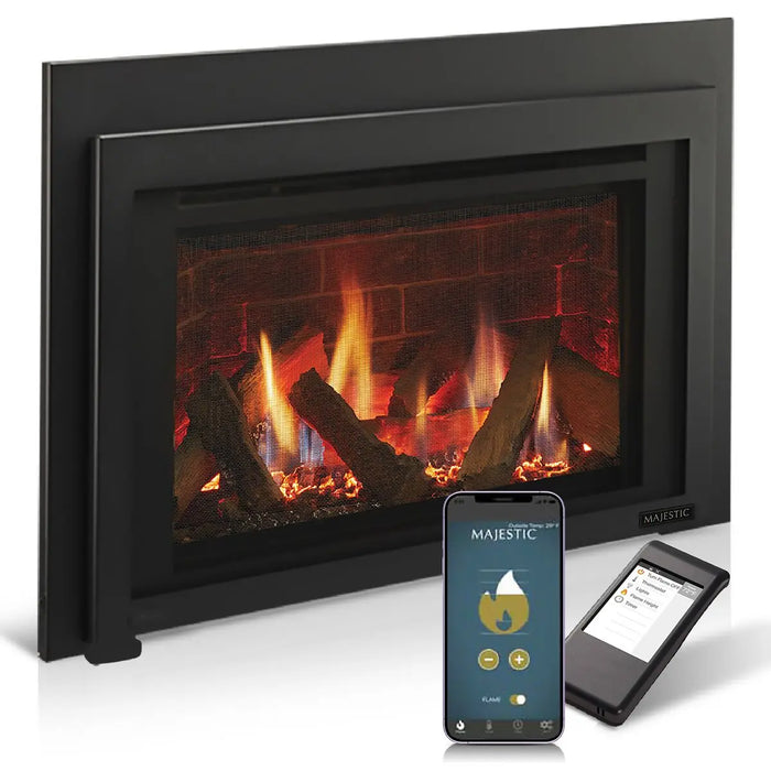 Majestic Ruby 30" Traditional Direct Vent Gas Fireplace Insert Majestic