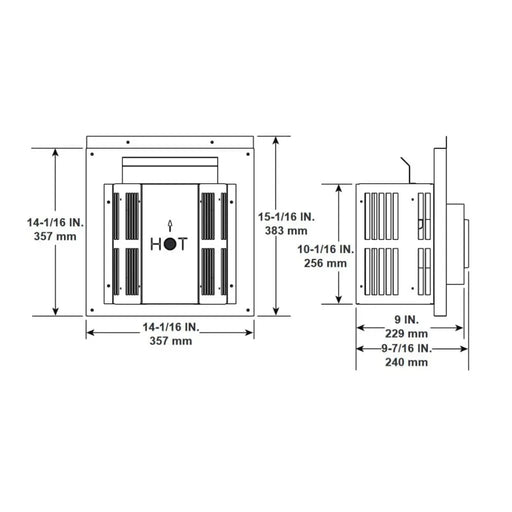 Majestic SLP-FLEX-TRAP Trapezoid Termination Kit Majestic