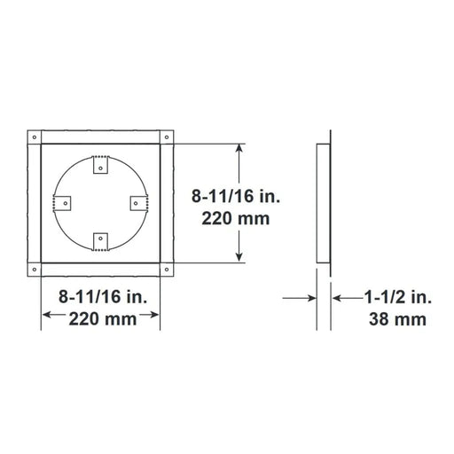Majestic SLP-FS Ceiling Firestop Majestic