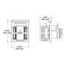 Majestic SLP-HHW2 Horizontal High Wind Trapezoid Termination Cap Majestic