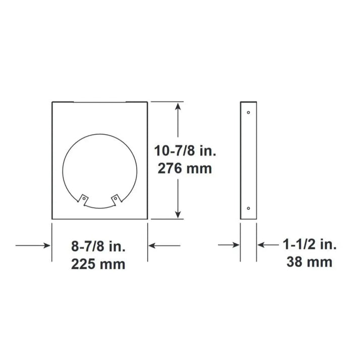 Majestic SLP-HVS Horizontal Vent Support Hanger Majestic