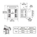 Majestic SLP-TRAPK1 Top Vent Horizontal Termination Kit Majestic