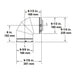 Majestic SLP90-BK 90 Degree Elbow Majestic