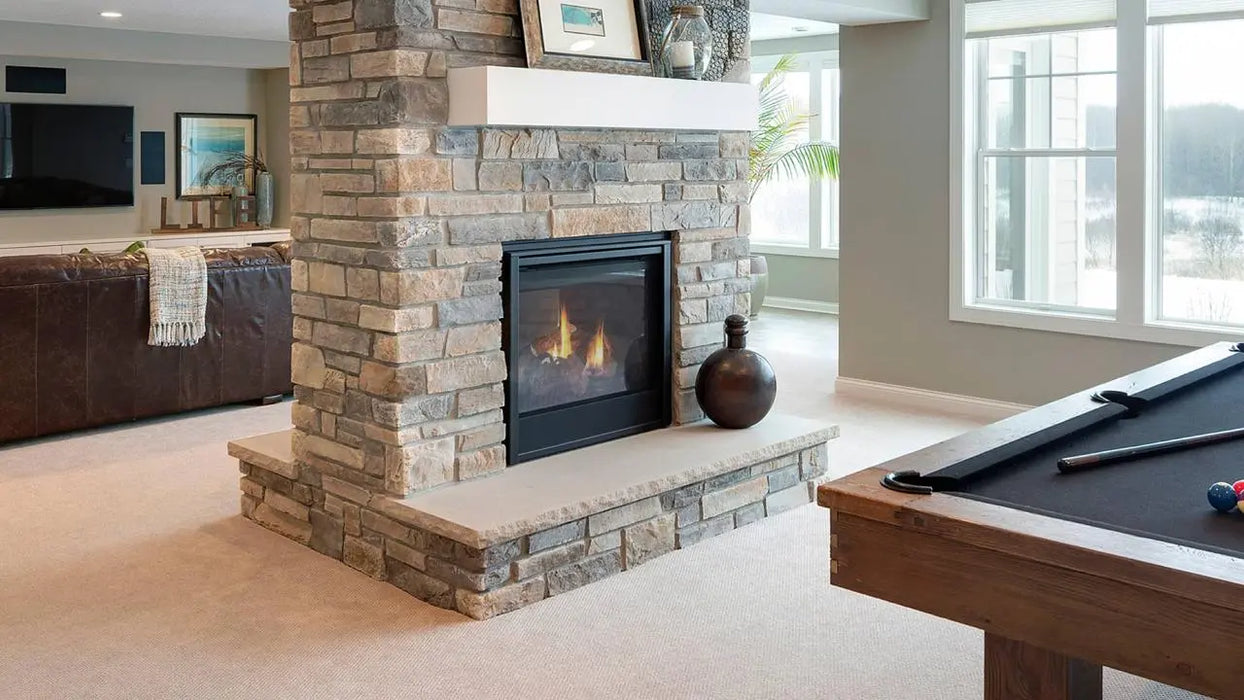 Majestic See-Through 36" Multi-Sided Direct Vent Gas Fireplace