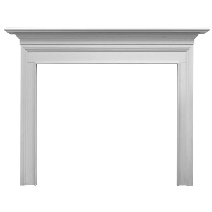 Majestic Select Series Richland A 44" Primed MDF Transitional Style Flush Wood Fireplace Mantel Majestic