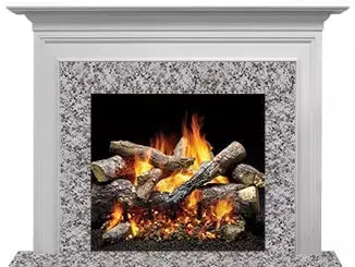 Majestic Select Series Richland B 48" Primed MDF Transitional Style Flush Wood Fireplace Mantel Majestic