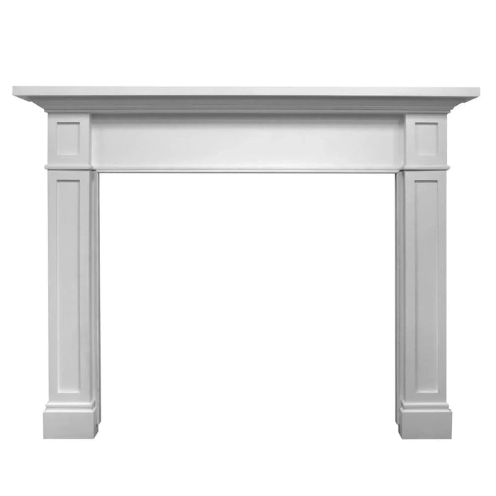 Majestic Signature Series Acadia A 44" Primed MDF Traditional Style Flush Wood Fireplace Mantel Majestic