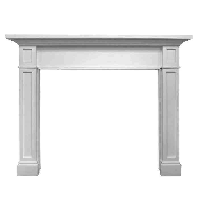 Majestic Signature Series Acadia B 48" Primed MDF Traditional Style Flush Wood Fireplace Mantel Majestic