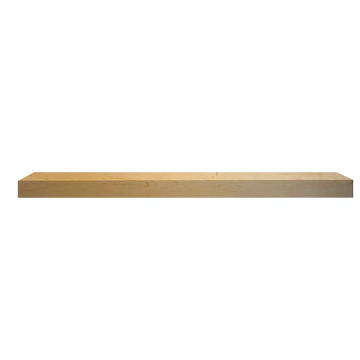 Majestic Signature Series Fillmore 72" Unfinished Maple Transitional Style Wood Mantel Shelf Majestic