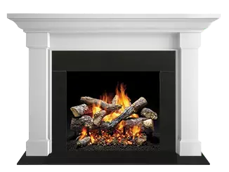 Majestic Signature Series Kenwood C 53" Unfinished Maple Transitional Style Flush Wood Fireplace Mantel Majestic