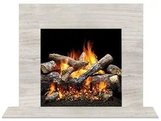 Majestic Signature Series Set 1 70" Single-Pack Driftwood Marble Stone Surround Majestic