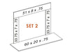 Majestic Signature Series Set 2 60" Single-Pack Steel Gray Granite Stone Surround Majestic