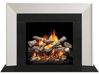 Majestic Signature Series Zimmer Primed MDF Modern Style Flush Wood Fireplace Mantel Majestic Dreamwood Living