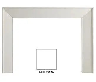 Majestic Signature Series Zimmer Primed MDF Modern Style Flush Wood Fireplace Mantel Majestic Dreamwood Living