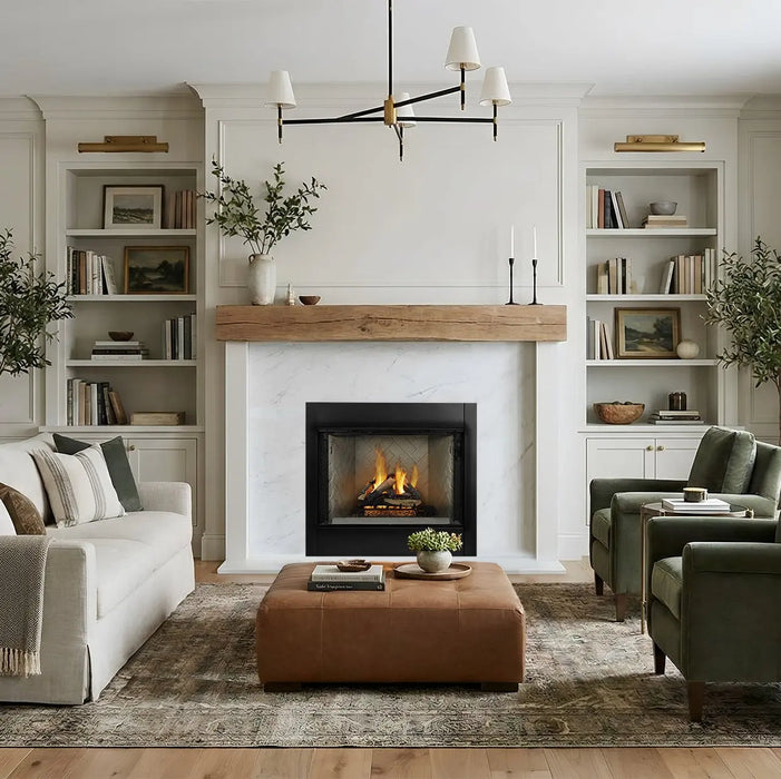 Majestic Sovereign 36" Radiant Traditional Wood Burning Fireplace
