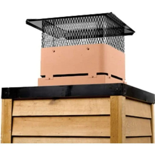 Majestic TCG375 Vertical Terra Cotta Termination Cap Cover for Direct Vent and B-Vent Gas Units Majestic