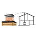 Majestic TCG375 Vertical Terra Cotta Termination Cap Cover for Direct Vent and B-Vent Gas Units Majestic