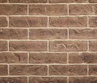 Majestic Tavern Brown Traditional Brick Interior Panels for Meridian 36" Gas Fireplace Majestic