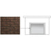 Majestic Traditional Brick Interior Panels for Jasper and Ruby Fireplace Inserts Majestic