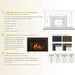 Majestic Trilliant 25" Direct Vent Gas Fireplace Insert - graphic of three steps to measure and choose an insert
