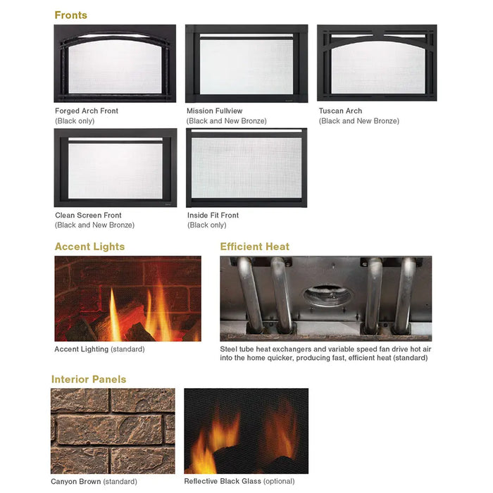 Majestic Trilliant 30" Direct Vent Gas Fireplace Insert