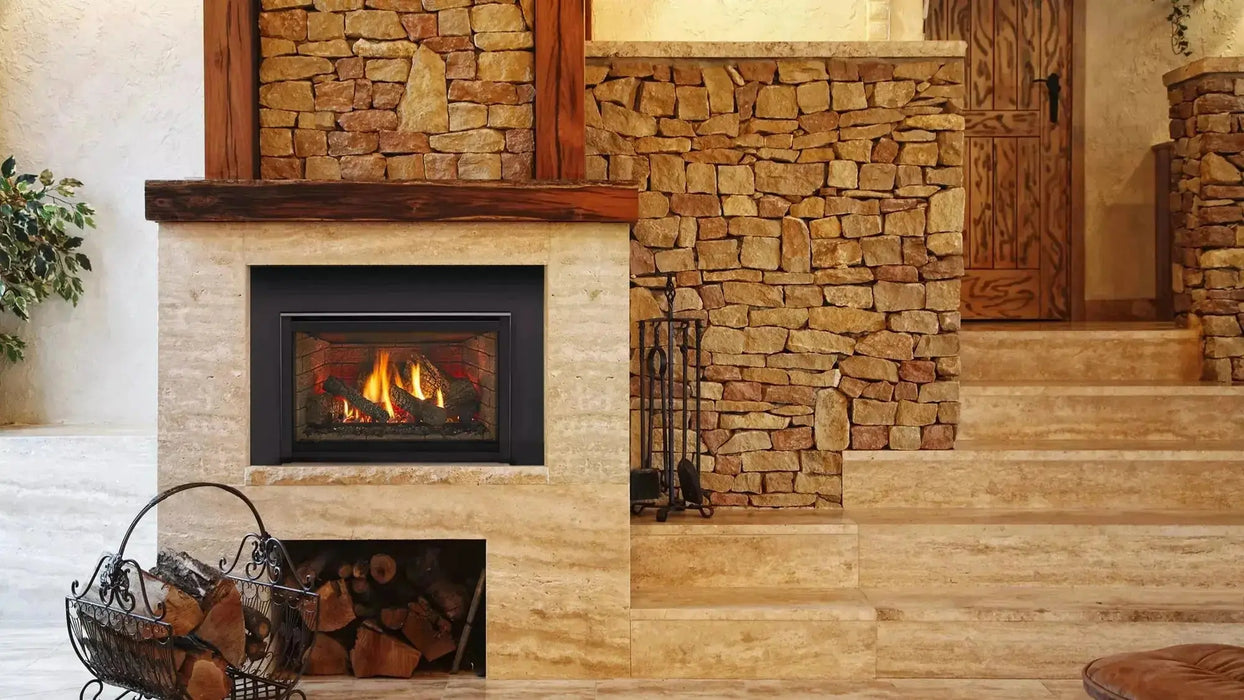Majestic Trilliant Large 35" Traditional Direct Vent Gas Fireplace Insert With IntelliFire Touch Ignition System Majestic