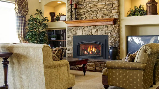 Majestic Trilliant Large 35" Traditional Direct Vent Gas Fireplace Insert With IntelliFire Touch Ignition System Majestic