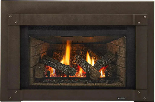 Majestic Trilliant Large 35" Traditional Direct Vent Gas Fireplace Insert With IntelliFire Touch Ignition System Majestic