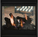Majestic Twilight indoor/outdoor see-through gas fireplace, front view