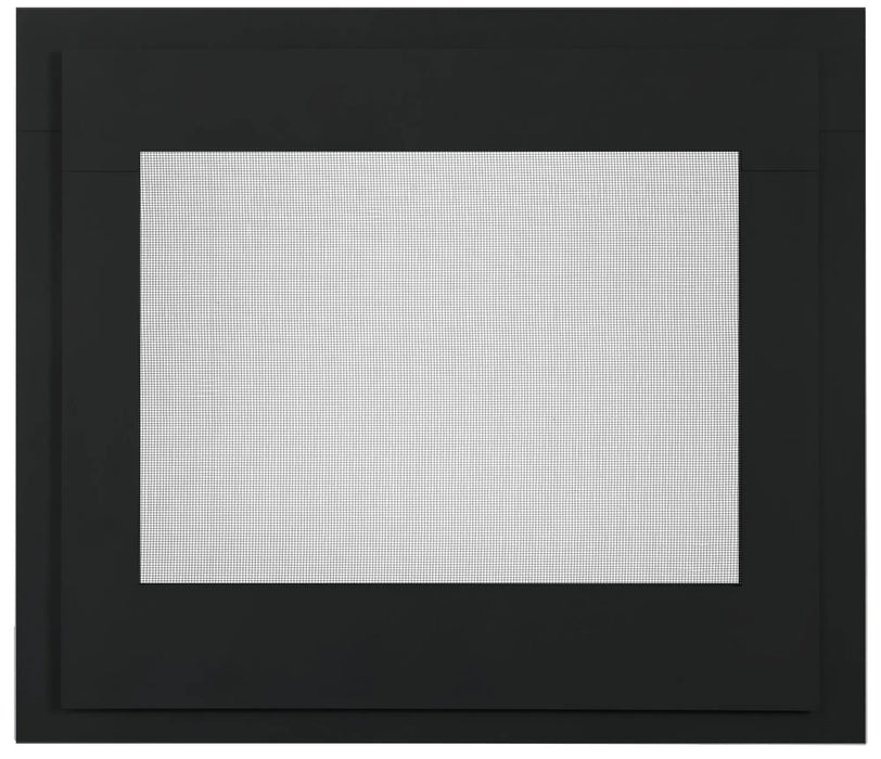 Majestic Twilight Modern gas fireplace with black contemporary front