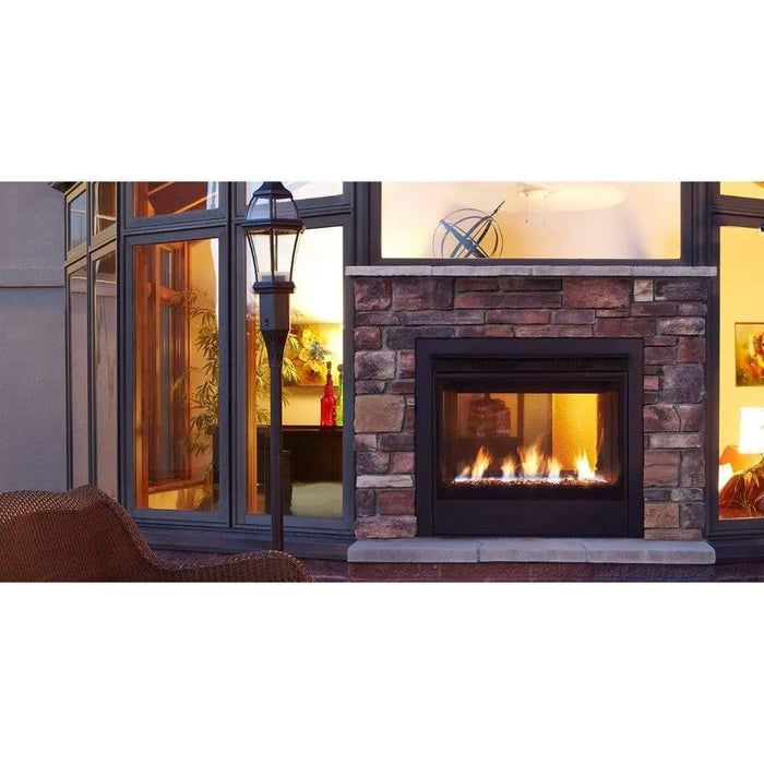 Majestic Twilight Modern 36" See-Through Indoor/Outdoor Gas Fireplace Majestic