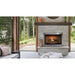 Majestic Vesper 36" Traditional Outdoor Vent-Free Gas Fireplace With Traditional Stacked Refractory Majestic