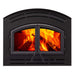 Majestic WARMMAJIC-D WarmMajic II 40" Traditional Wood Burning Fireplace - arched double-door front with a fire