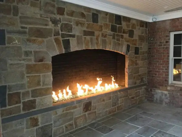 Mason-Lite Linear Gas Fireplace (No Trough) – 12" B-Vent Mason-Lite Dreamwood Living