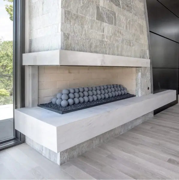 Mason-Lite Linear Gas Fireplace (with Burner Trough) – 12" B-Vent Mason-Lite Dreamwood Living