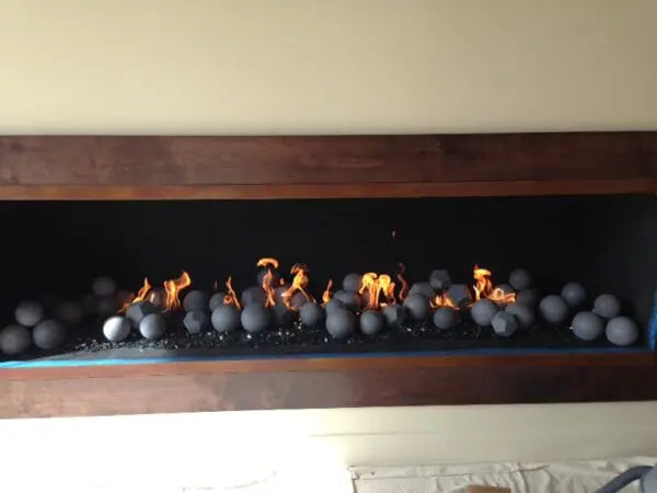 Mason-Lite Linear Gas Fireplace (with Burner Trough) – 12" B-Vent Mason-Lite Dreamwood Living