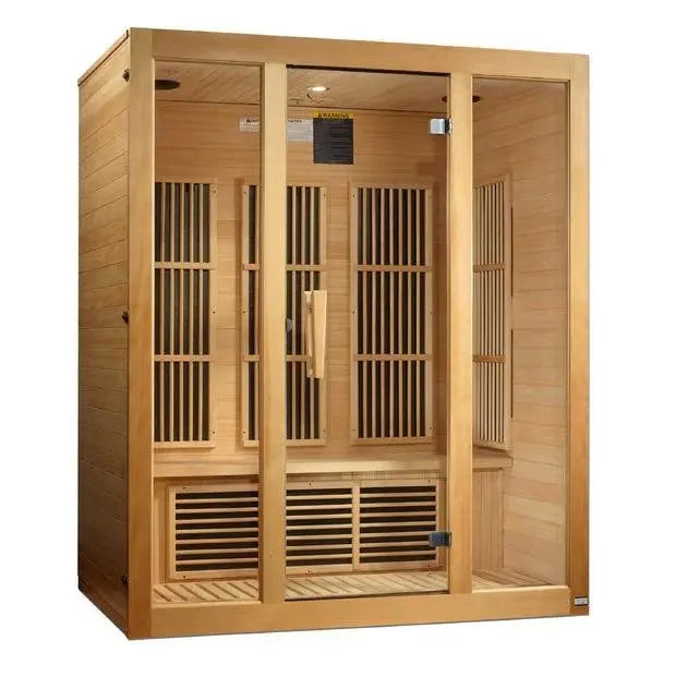 Maxxus Bellevue 3-Person Near Zero EMF Far Infrared Sauna Maxxus Dreamwood Living