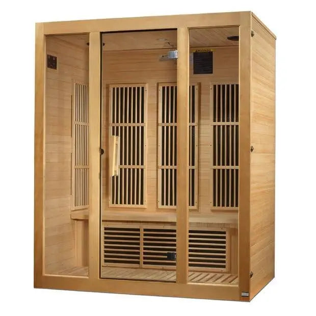 Maxxus Bellevue 3-Person Near Zero EMF Far Infrared Sauna Maxxus Dreamwood Living