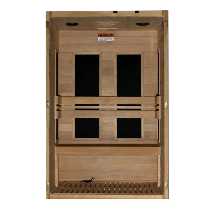Maxxus S-Line 2-Person Low EMF FAR Infrared Sauna Maxxus