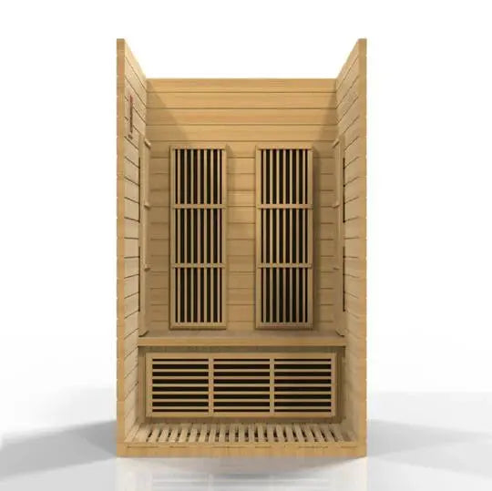 Maxxus Seattle 2-Person Near Zero EMF Far Infrared Sauna Maxxus Dreamwood Living
