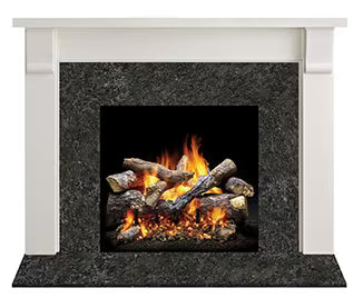 Majestic Signature Series Merritt A 44" Primed MDF Transitional Style Flush Wood Fireplace Mantel