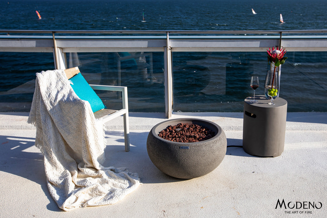 Modeno Newbridge Round Concrete Fire Bowl Dreamwood Living