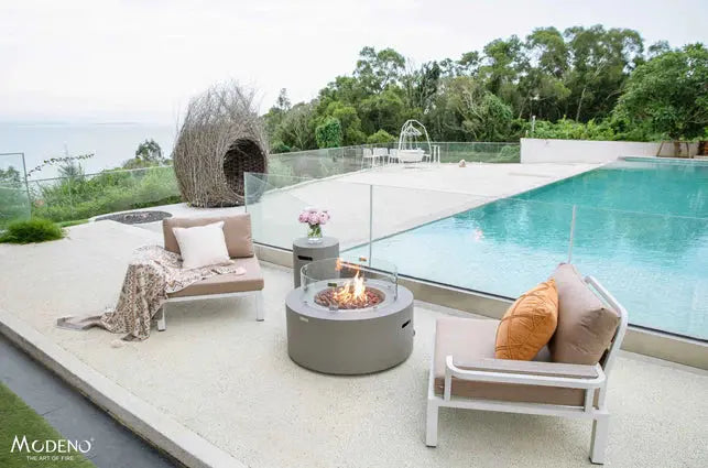 Modeno Tramore Round Fire Pit Table Modeno