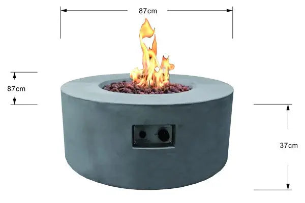 Modeno Tramore Round Fire Pit Table Modeno